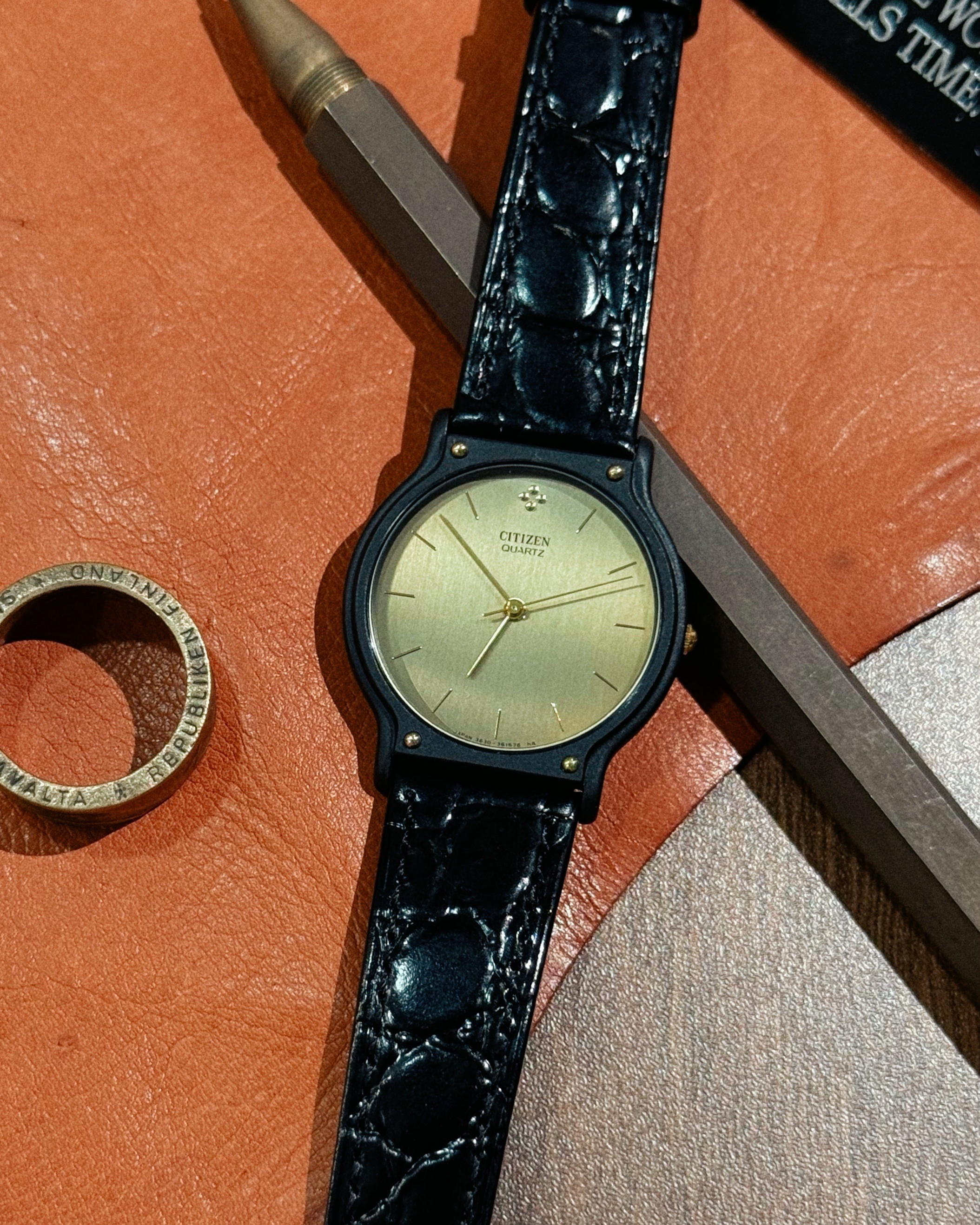 CITIZEN 80年代 已停產 絕版 復古錶 C0424