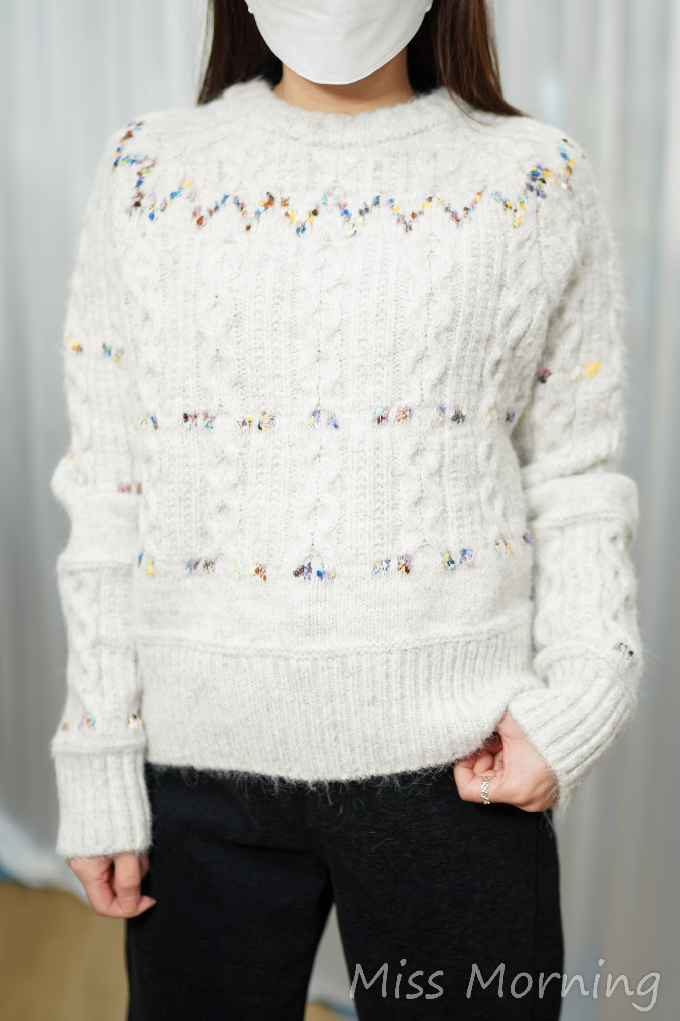 混彩針織衫(14950)