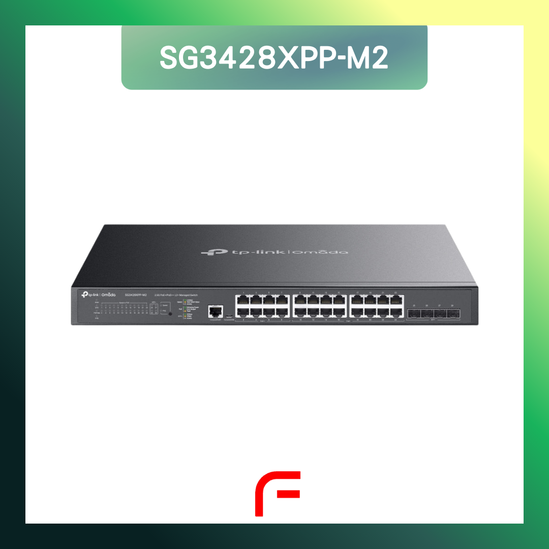 Tp-Link SG3428XPP-M2 - Omada 24 埠 2.5GBASE-T 和 4 埠 10GE SFP+ L2+ 管理型交換器 (含 16 埠 PoE+ 和 8 埠 PoE++)