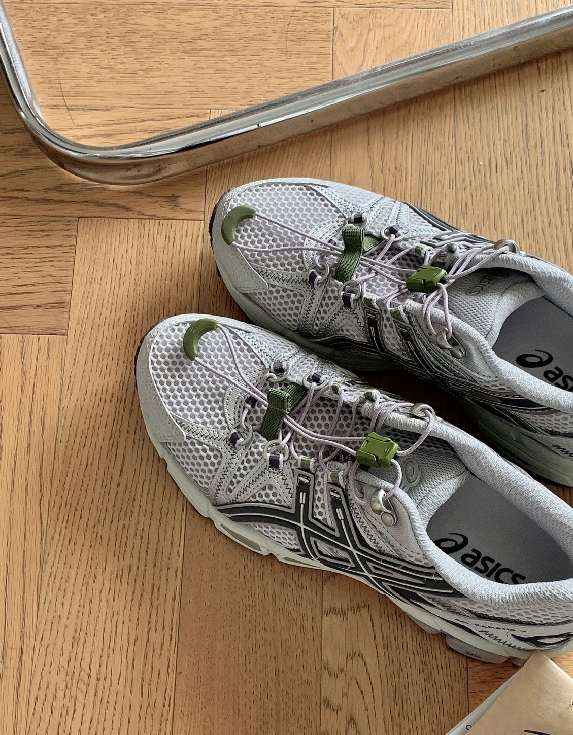 ASICS GEL-KAHANA 8 FL 灰銀 復古機能 抽繩 跑鞋