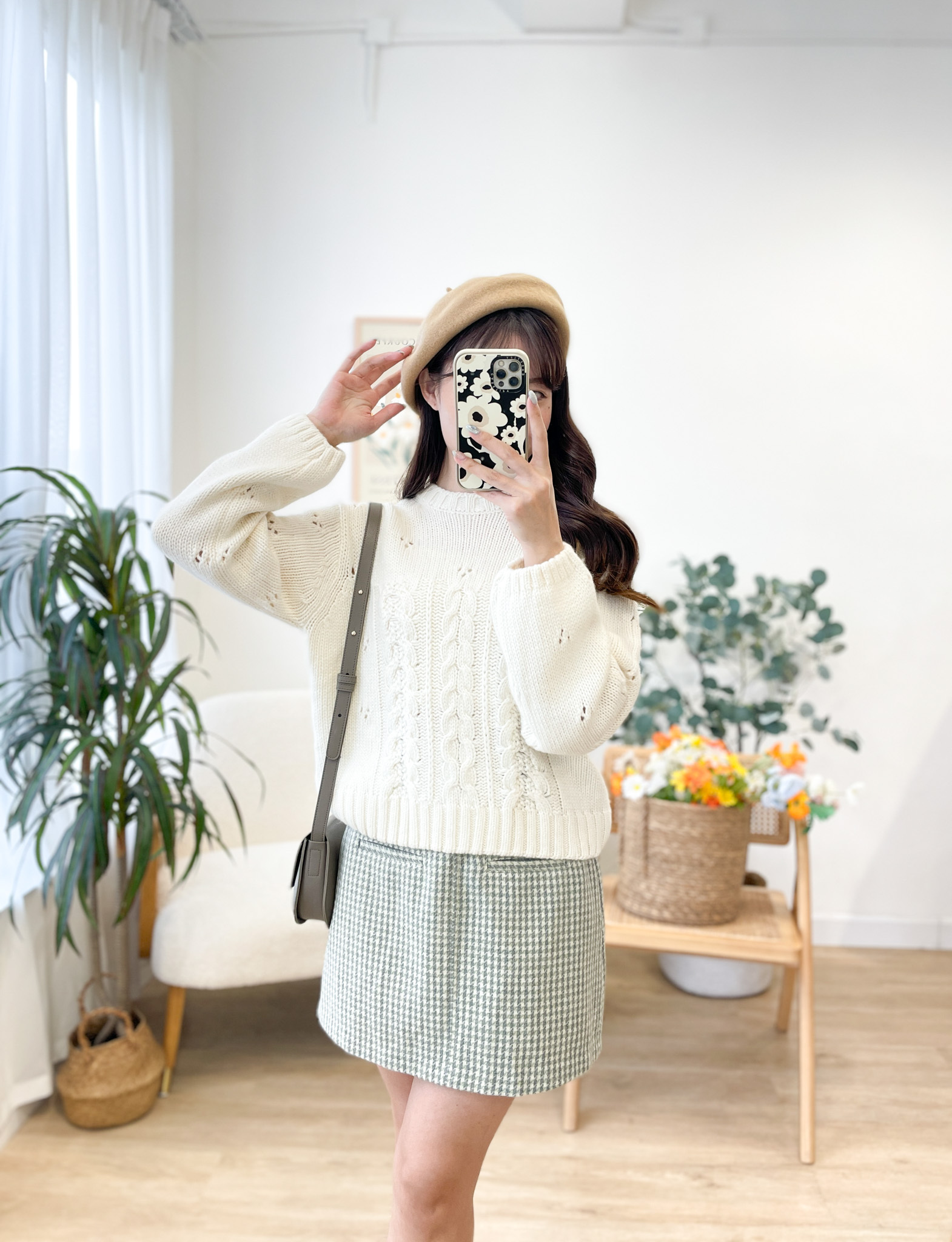 T1436 Lily Wool Braided Sweater