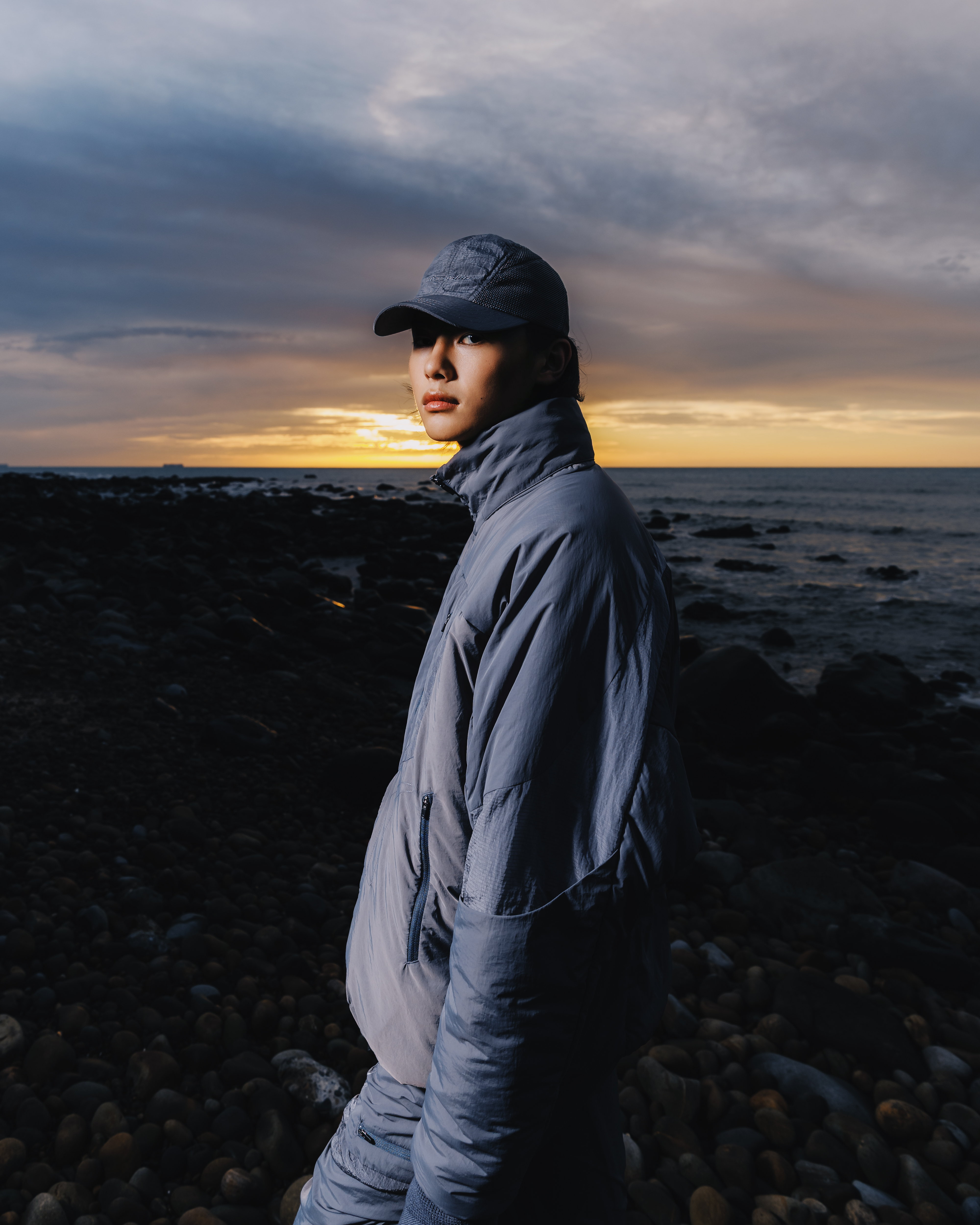 nozzle quiz®｜Explorer Mesh Cap (Black/Iron)