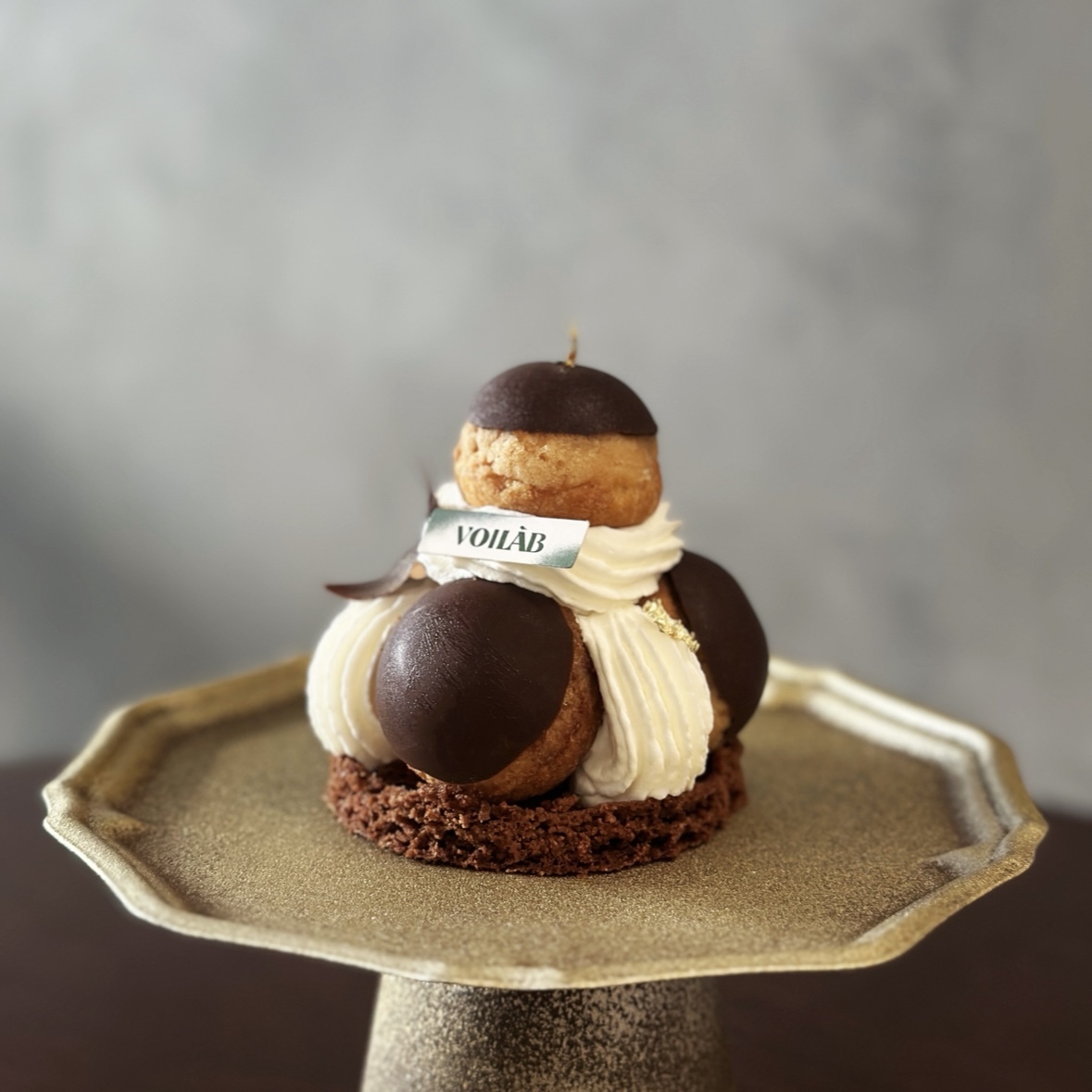 迷你可可洋梨聖多諾黑