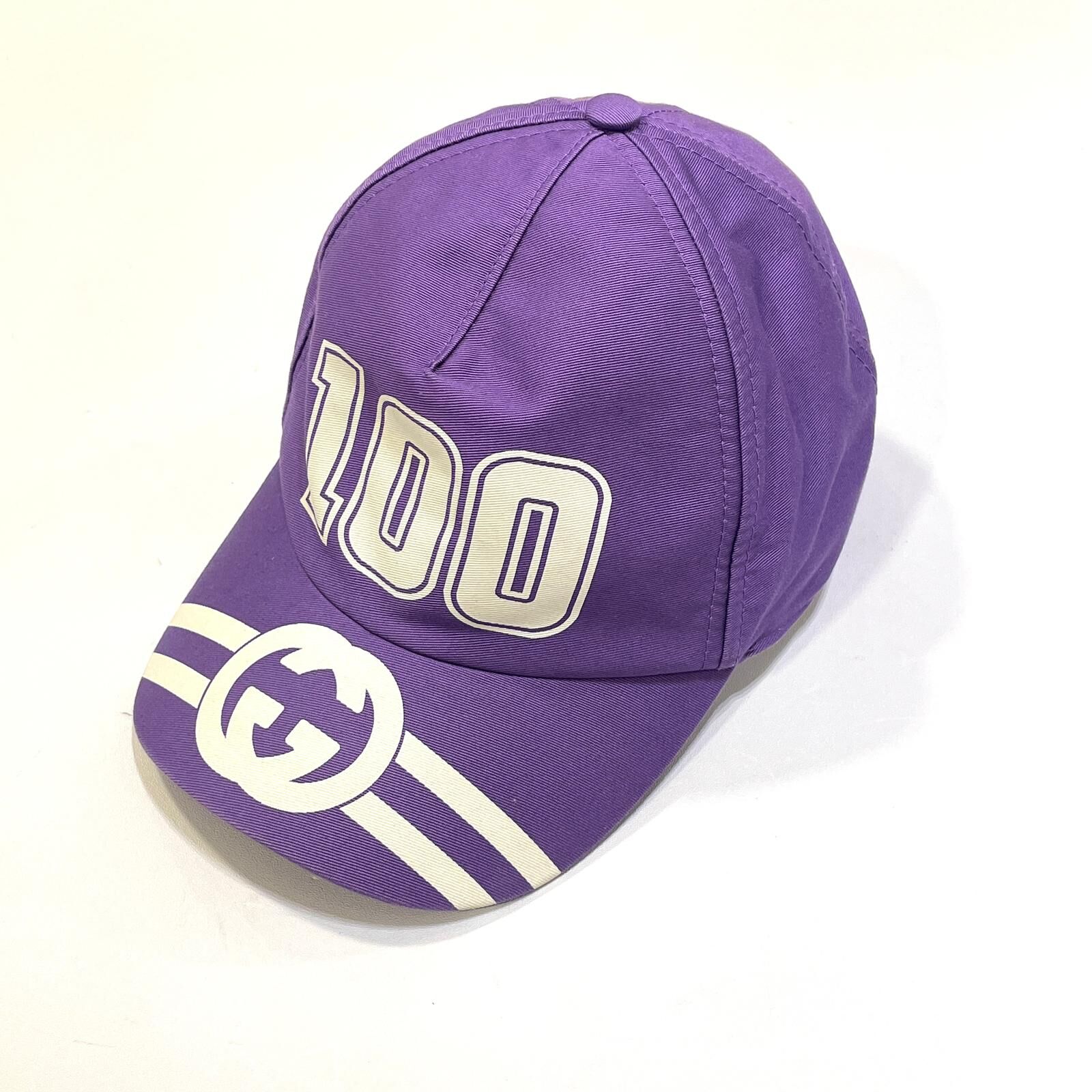 98%NEW 二手GUCCI CAP帽, 100 紫色棒球帽 #香榭站正品