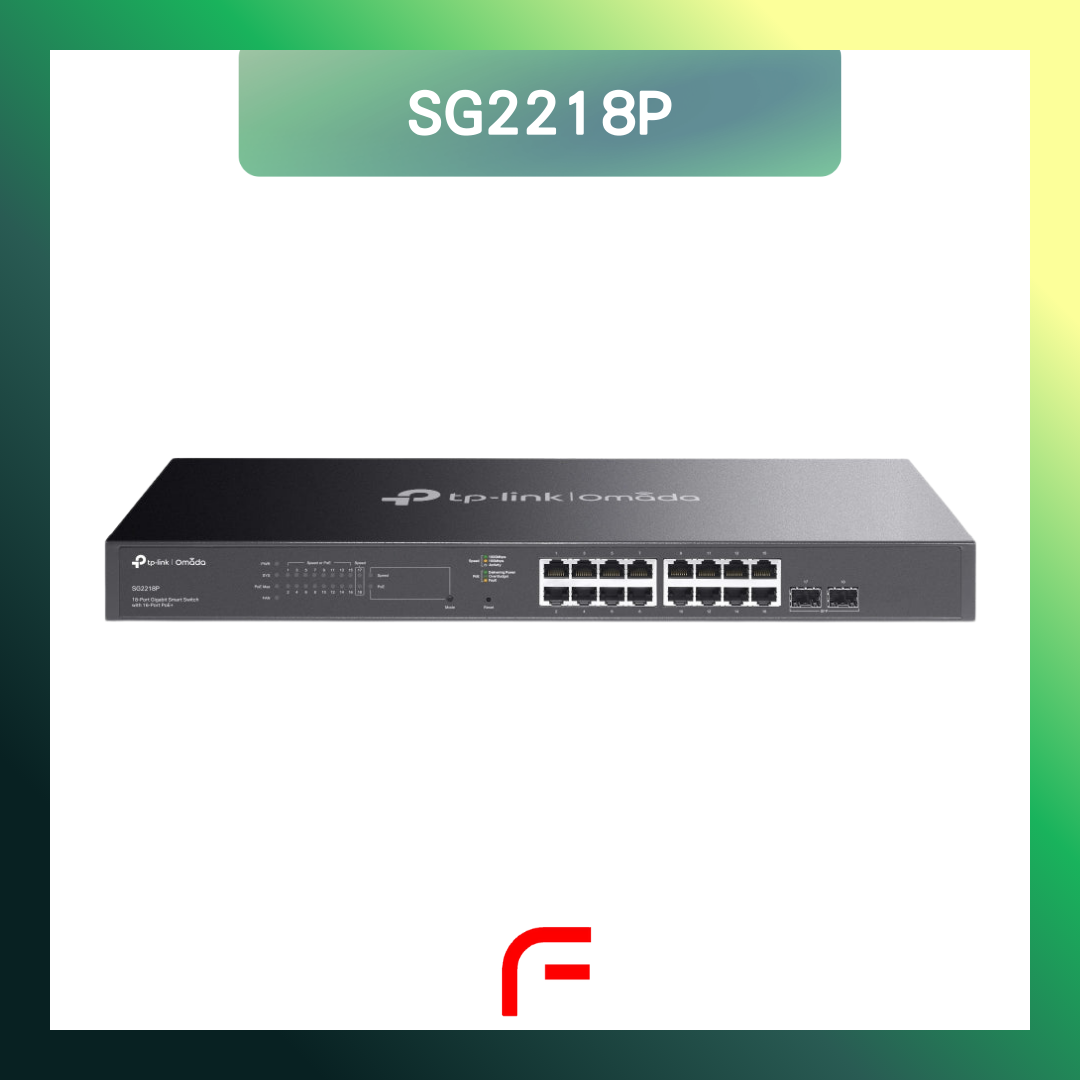 Tp-Link SG2218P - Omada 18-Port Gigabit 智慧型交換器(含16-Port PoE+)