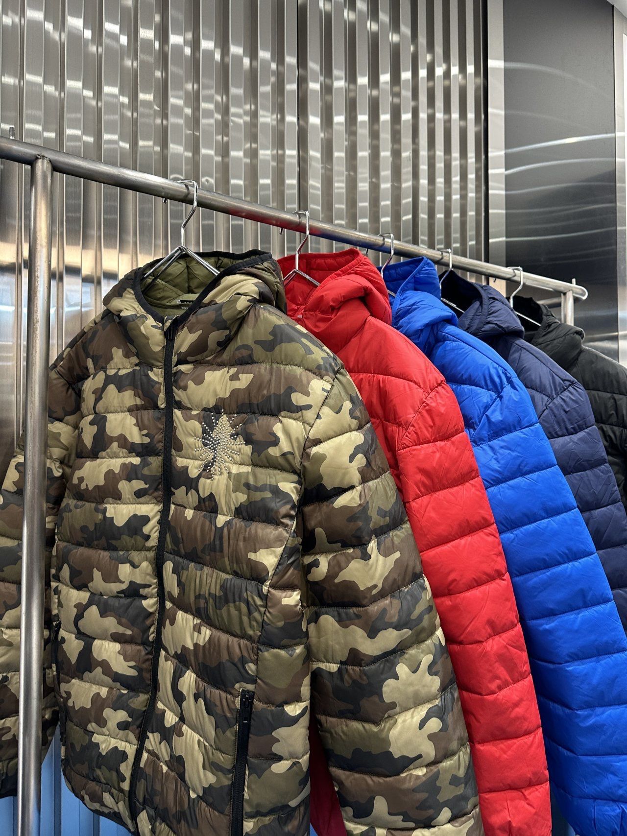 圖案連帽拉鍊外套(薄夾棉) LEGIT-078JK