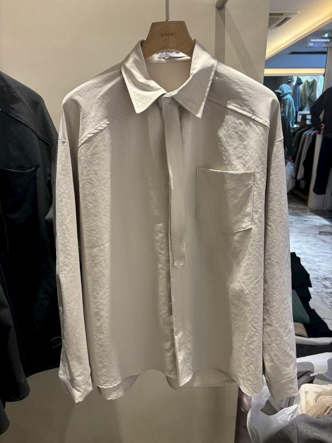 淨色長袖恤衫 ENOC-057S