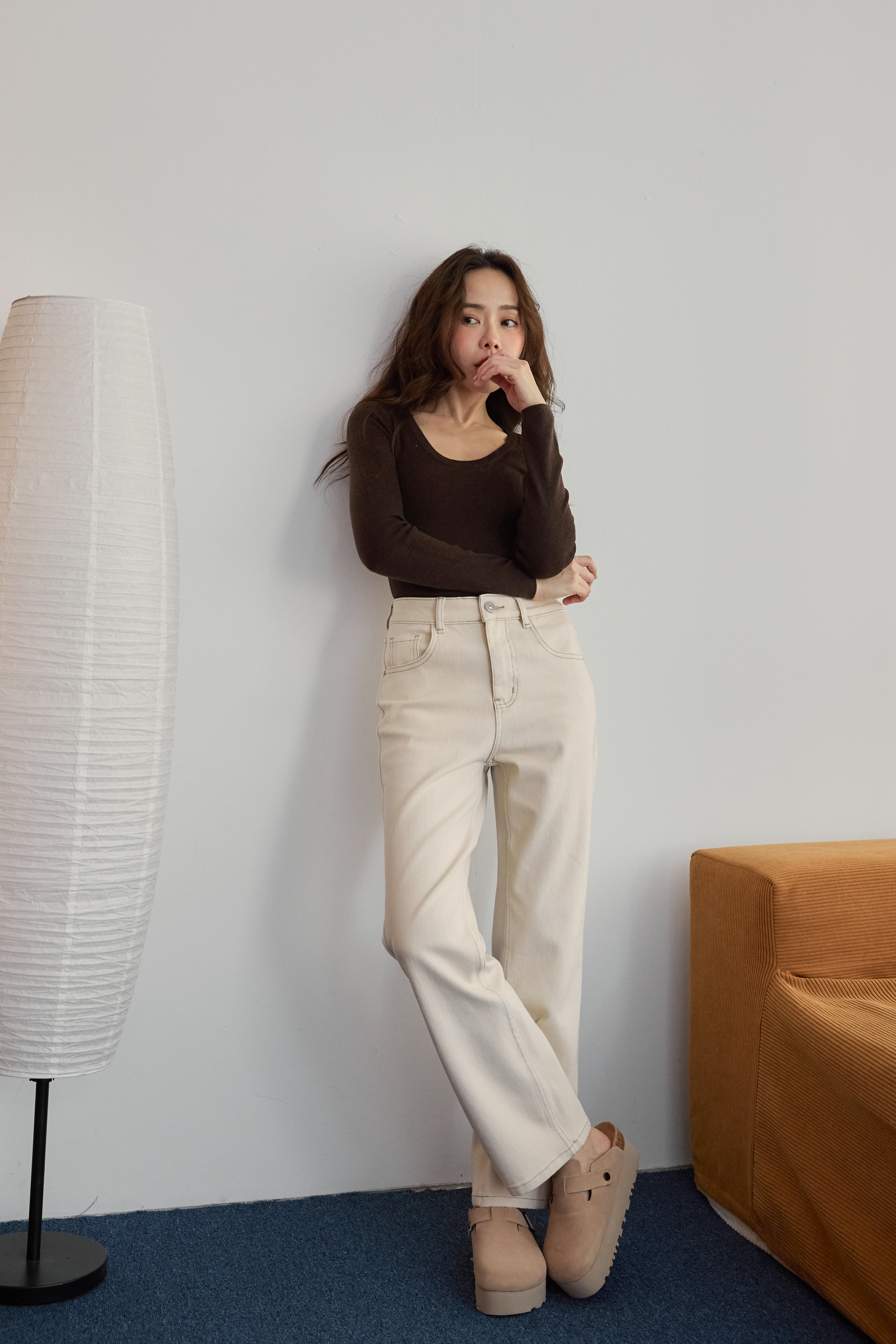 \ 梨形女孩也會愛！/ 四面彈小白褲