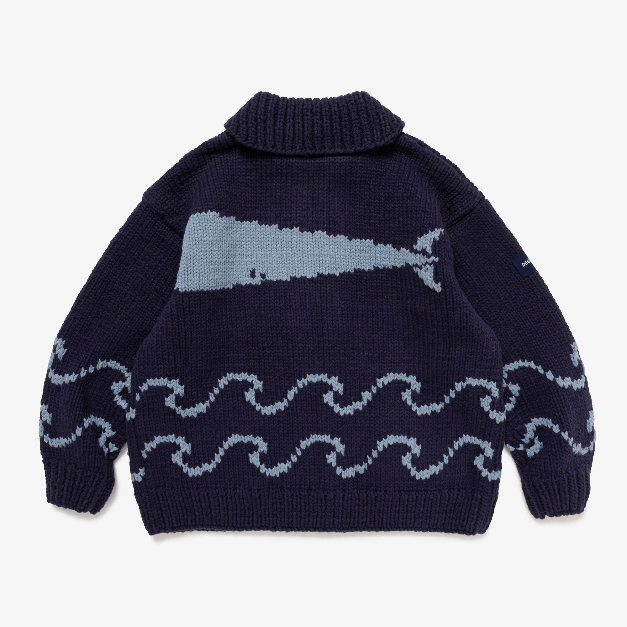 2025AW DESCENDANT CACHALOT COWICHAN SWEATER 鯨魚 毛衣 針織 外套 夾克 現貨 252MADS-JKM01