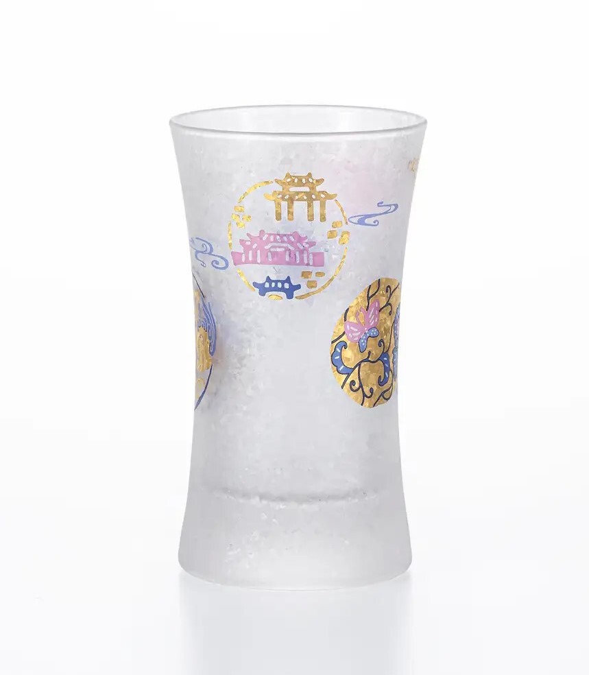 【石塚硝子】【The Premium Nippon Journey】【琉球丸紋清酒杯】【日本製造】