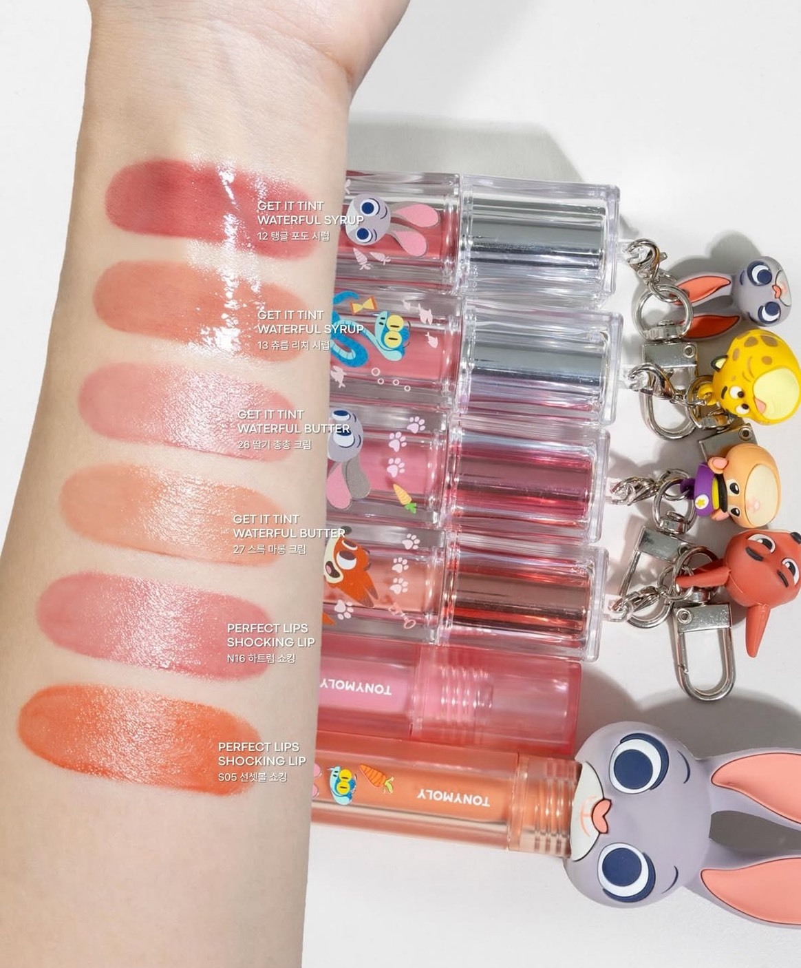 Tonymoly x Zootopia聯名  動物方城市聯名彩妝