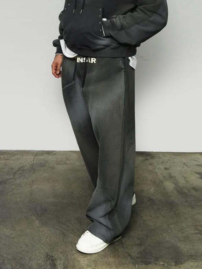 仿污可束腳運動褲 12GAUGE-056P