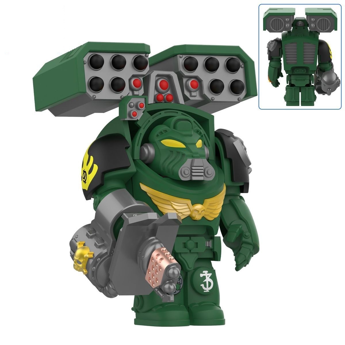 Salamanders 40k Custom Minifigures fit Lego DY721
