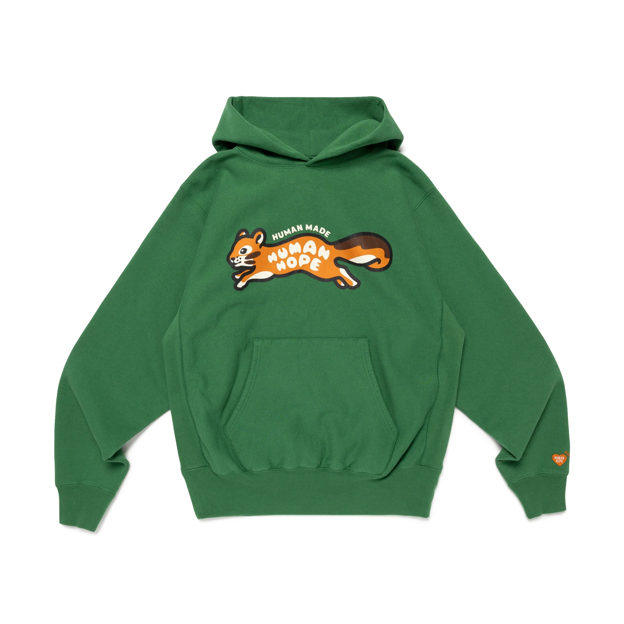 2025AW HUMAN MADE HOPE HEAVYWEIGHT HOODIE BTS J-HOPE 聯名 松鼠 重磅 帽T 現貨 XX30CS004