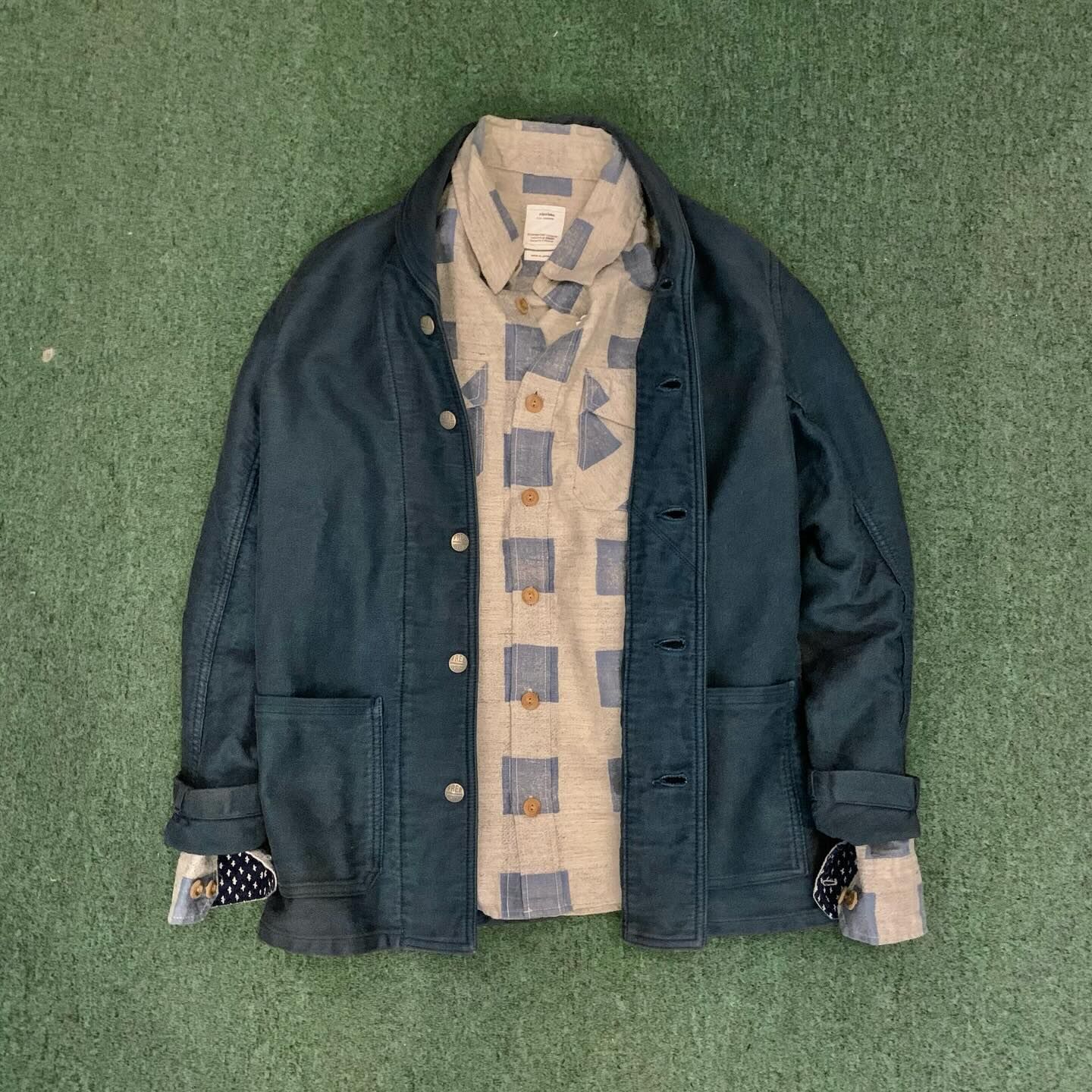 最後價格 LAST PRICE: VISVIM ARTIFACT COVERALL NATURAL DYE (DMGD MOLESKIN) - DK.INDIGO SIZE 2 IN STOCK NOW (現貨發售中)