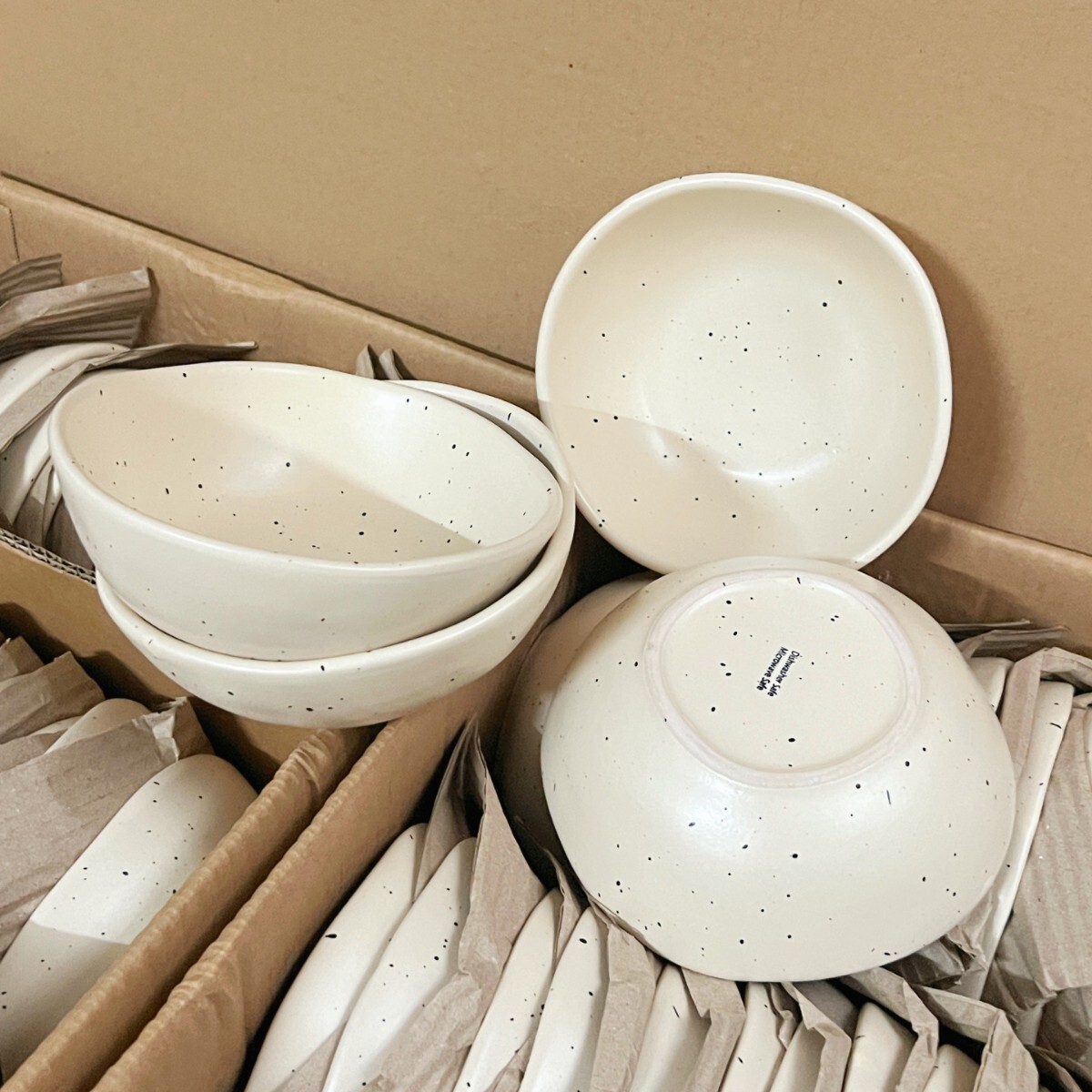 《6430》INS風潑墨陶瓷碗