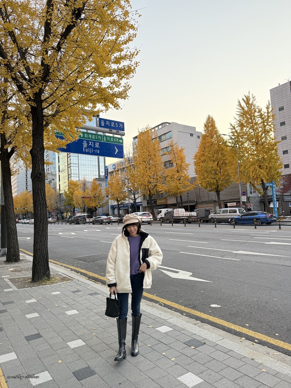 正韓跳色保暖雙面穿QQ毛CP外 (黑)