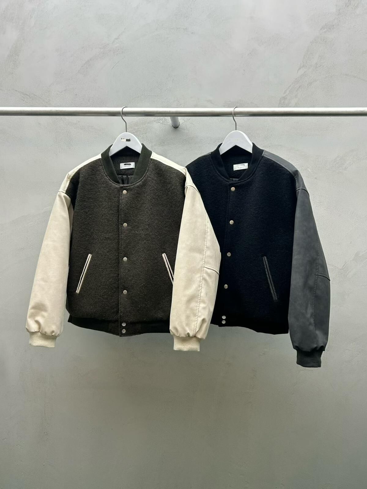 拼色棒球褸(薄夾棉) JK2739