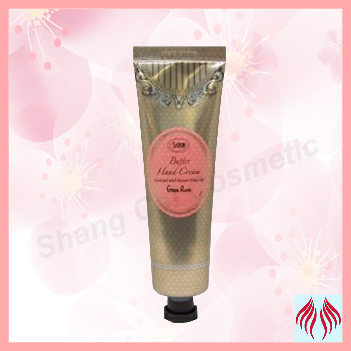 SABON 翠綠玫瑰滋潤潤手霜75ml [平行進口 7290108913835]