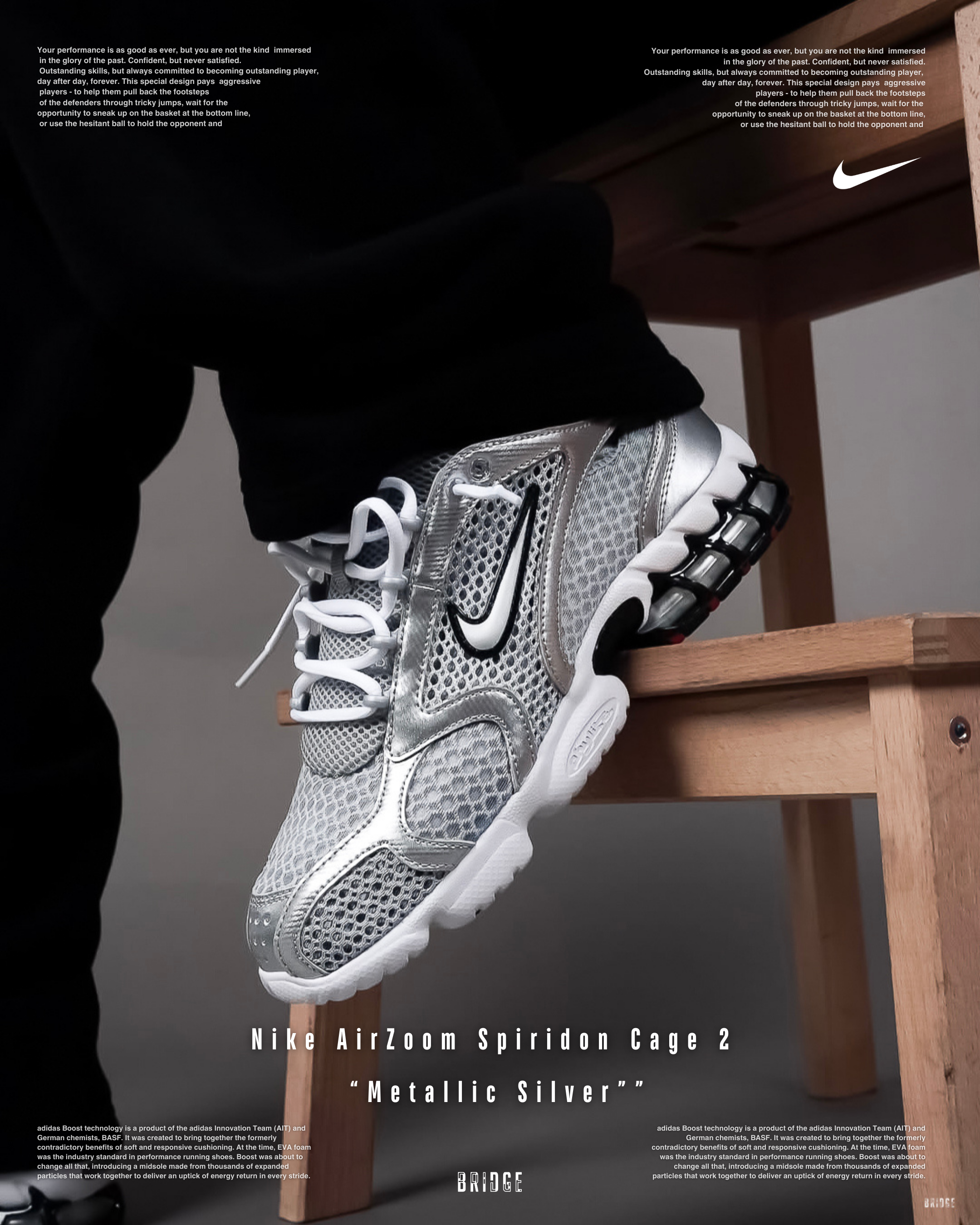 『機會 只有一次 STUSSY平替🔥』Nike AirZoom Spiridon Cage 2 CJ1288-001