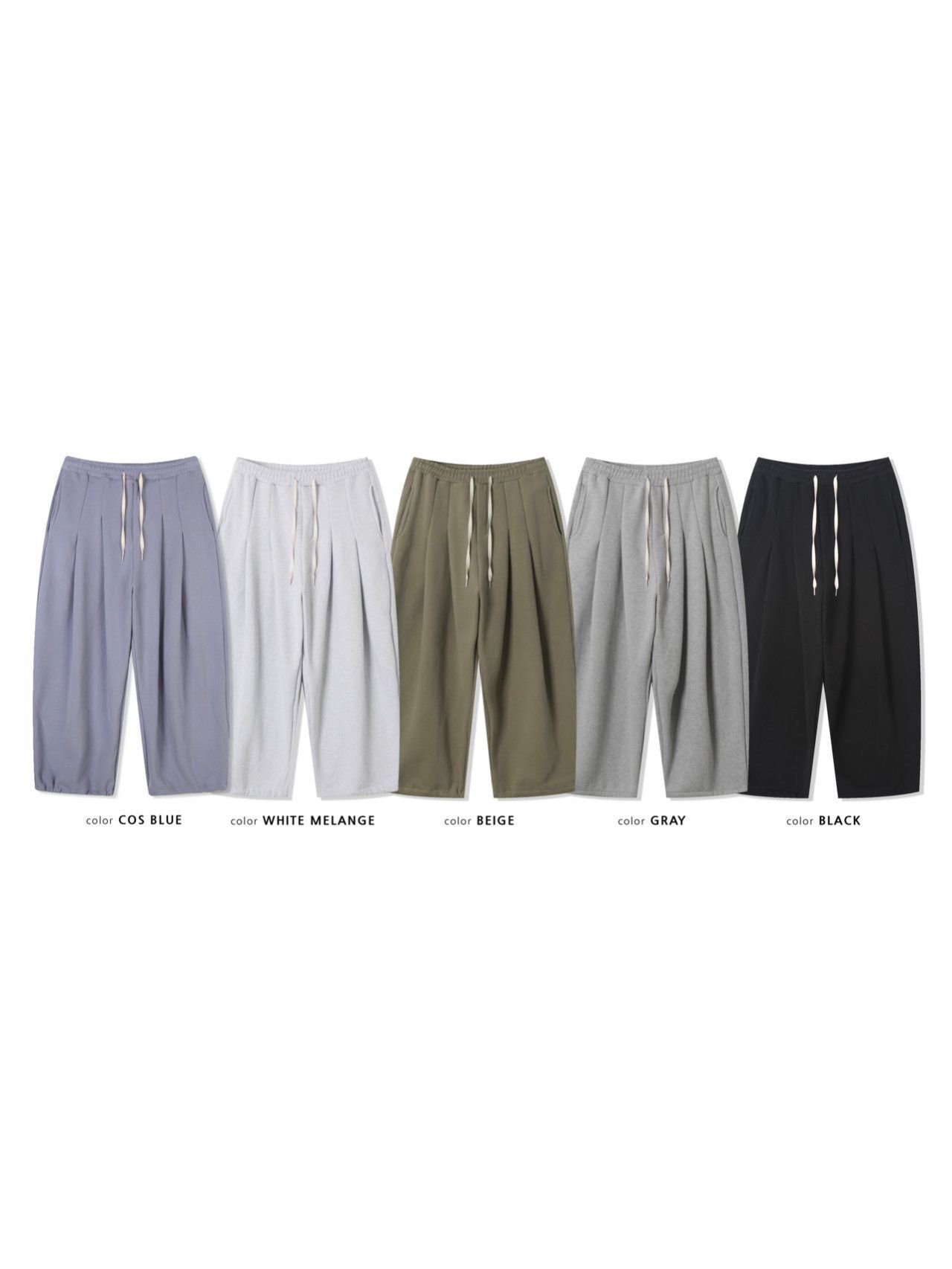 淨色運動褲(薄抓毛底) PULSE-191P