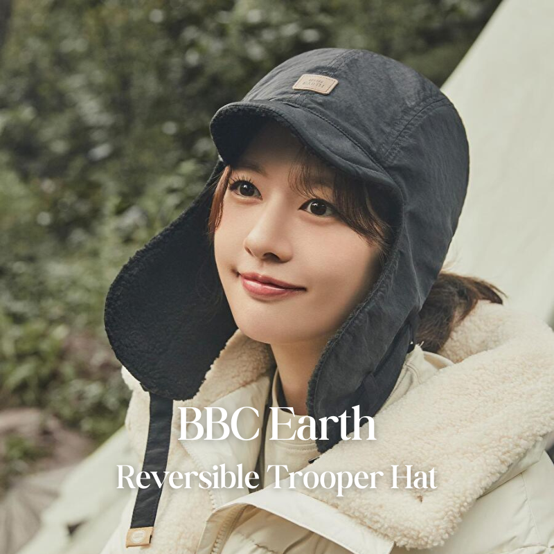 【代購】BBC Earth 리버시블 트루퍼햇 雙面保暖飛行帽 – 兩用造型・防風禦寒