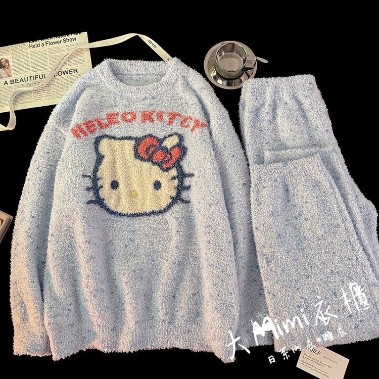 🔥暖呼呼系列-KT貓睡衣