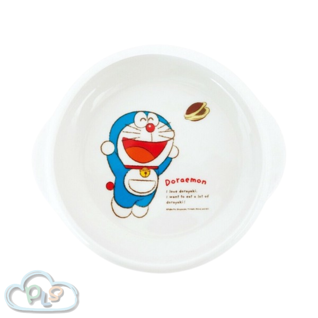 現貨 陶瓷兒童兩耳碟 多啦A夢 白色 #22875-1
