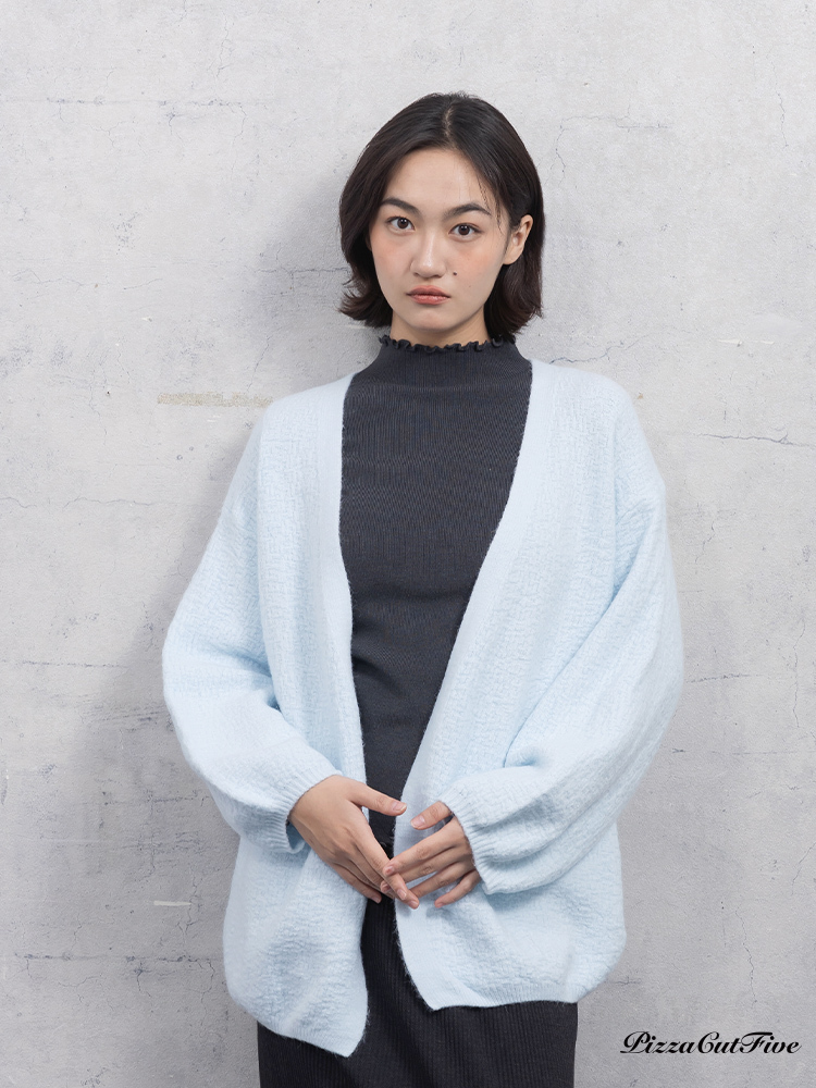 低調泡泡輪廓針織外套 PizzaCutFive PCF253415026