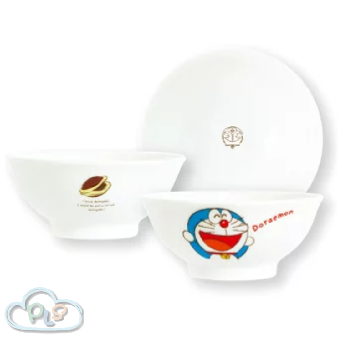 現貨 陶瓷兒童茶碗 多啦A夢 白色 #22876-1