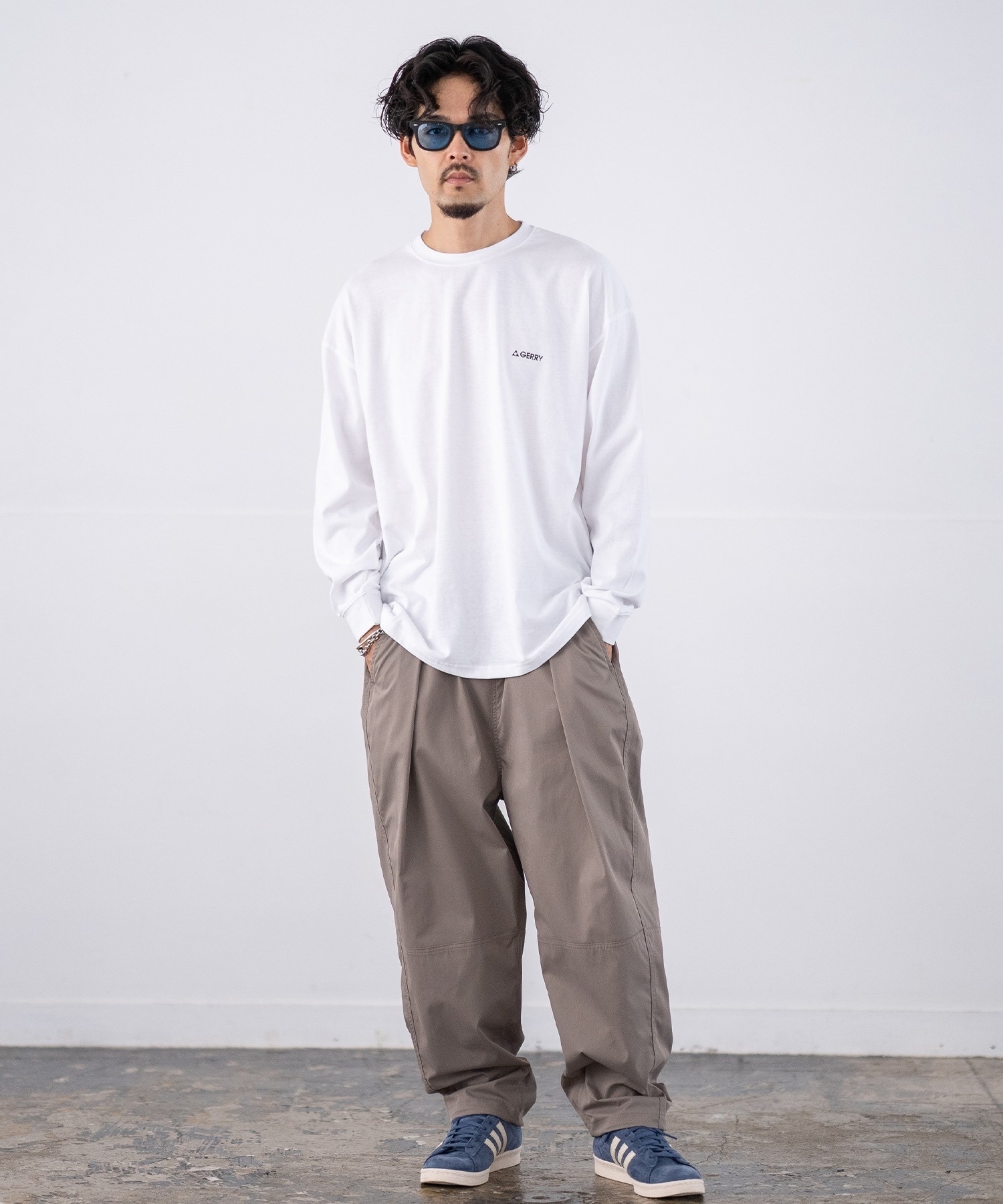 GERRY / Round Logo Ls Tee