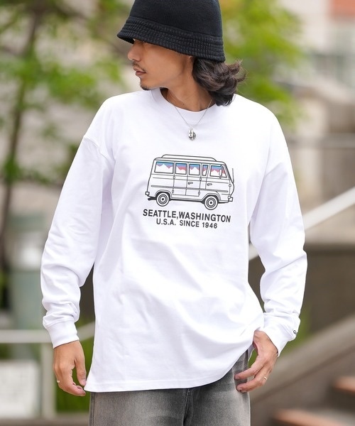 GERRY / Print Long Sleeve T-Shirt