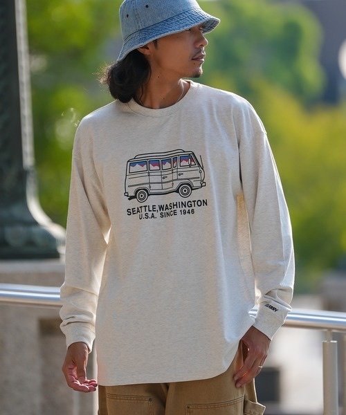 GERRY / Print Long Sleeve T-Shirt