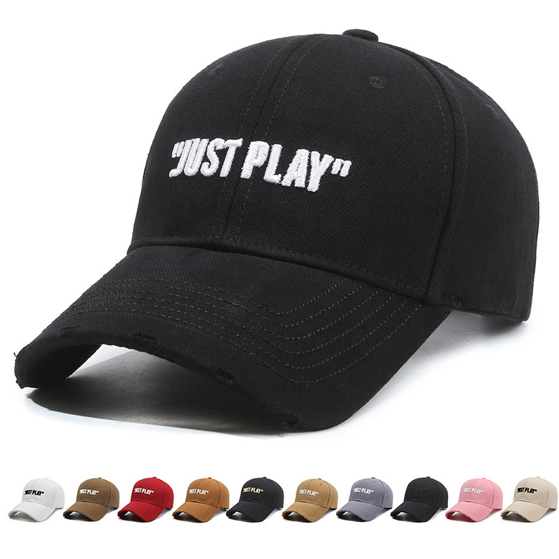 3D Embroidered ‘JUST PLAY’ Baseball Cap