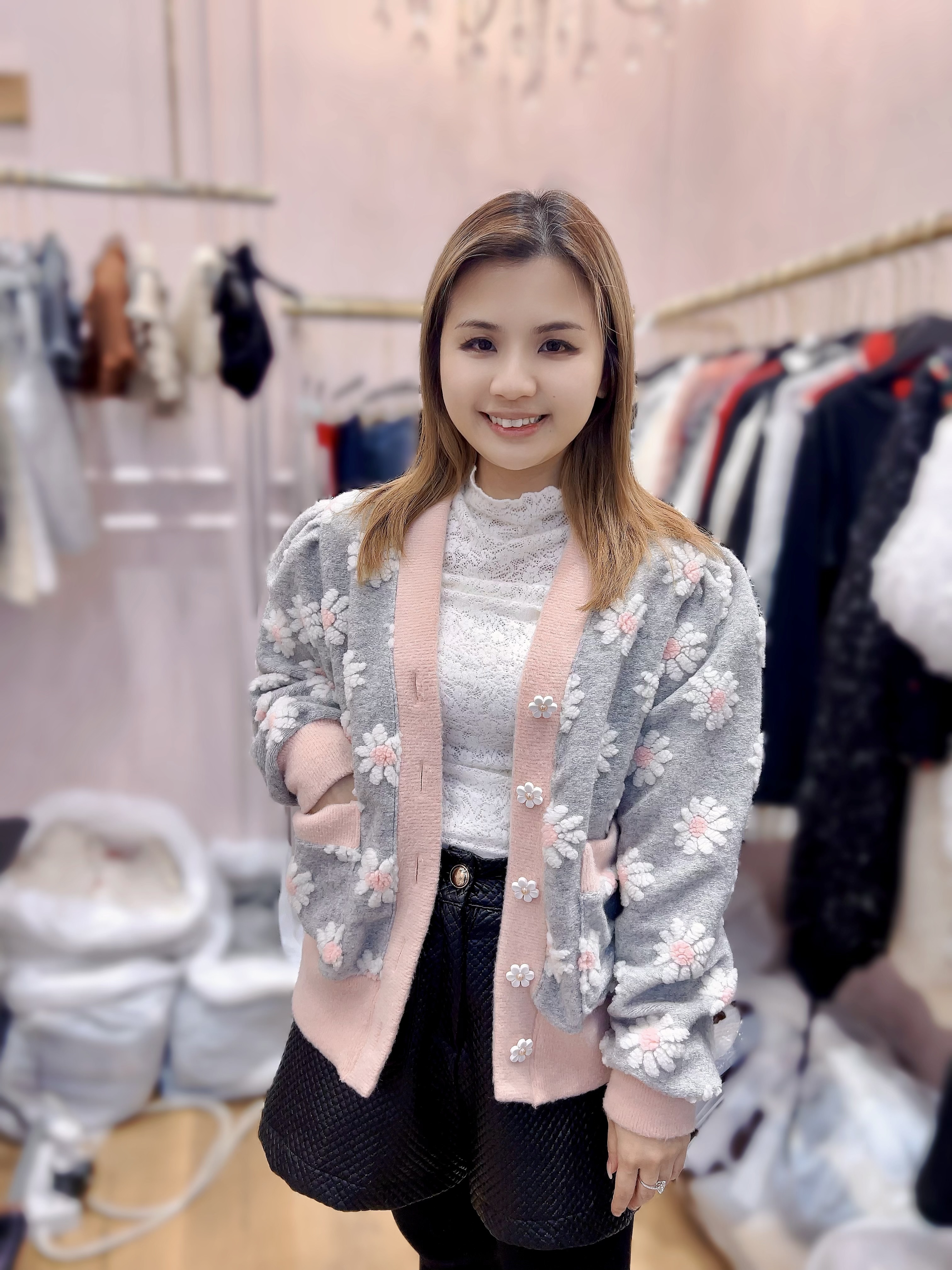 OT13  韓國花花外套   胸 46 長23.5  原價  $469 (一口價)  校長自留款