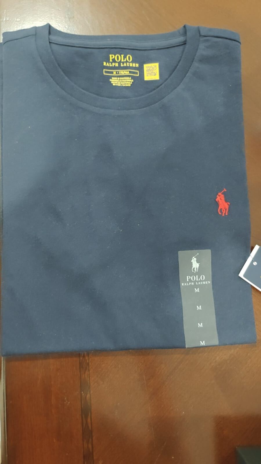 [U] POLO RALPH LAUREN MEN'S CREW NECK SHORT SLEEVE T-SHIRT, INK NAVY, 710610667004-INK (UZZ143)