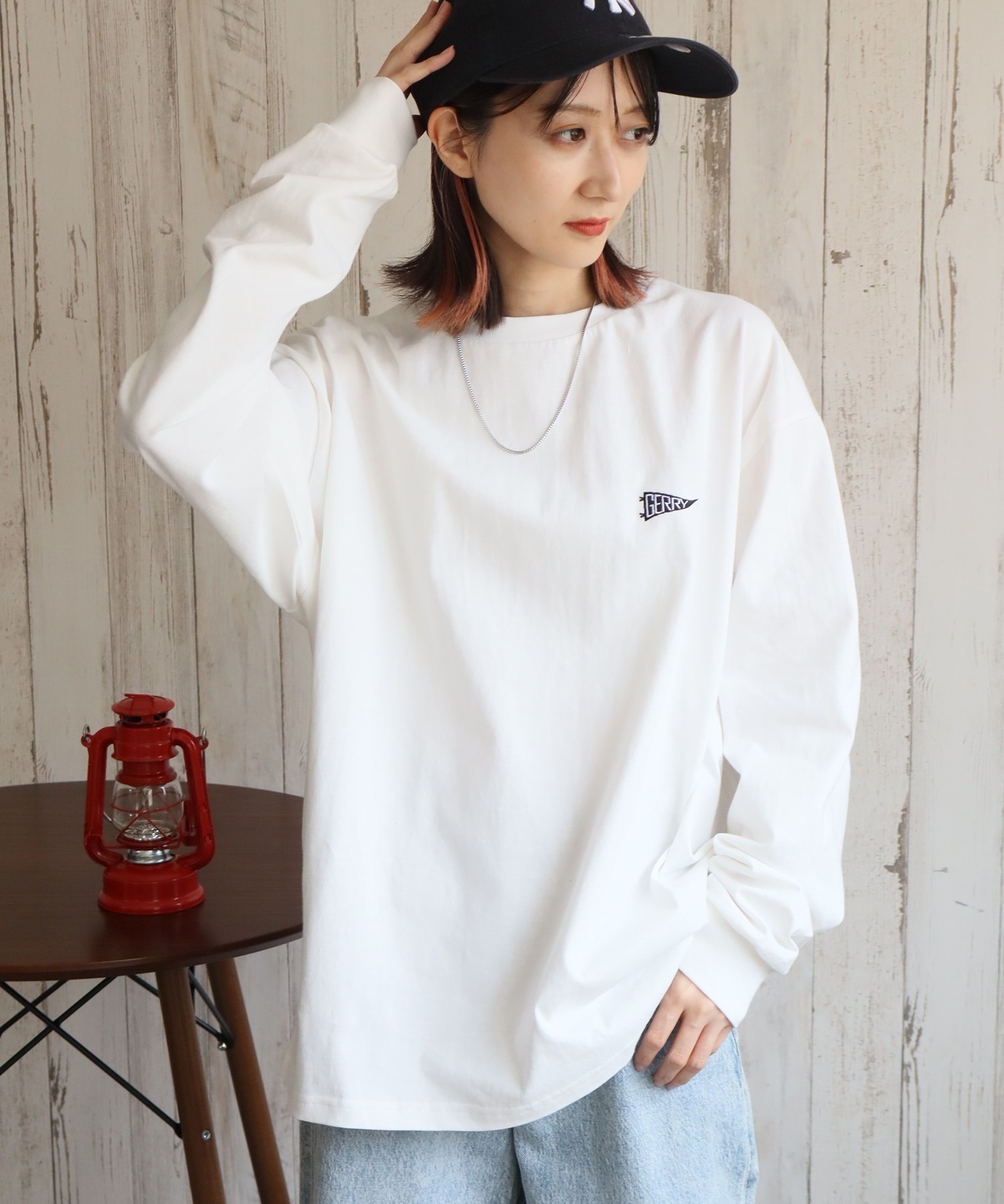 GERRY / Back Print Long Sleeve T-Shirt