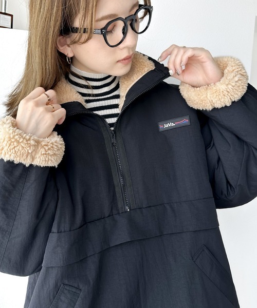 日本🇯🇵連線 JAVA 亮色系✨雙面可穿半拉鍊機能套頭衫 2WAY 男女可穿 寬鬆 套頭衫 長袖 保暖 夾克 5色(任買兩件711免運)/預購