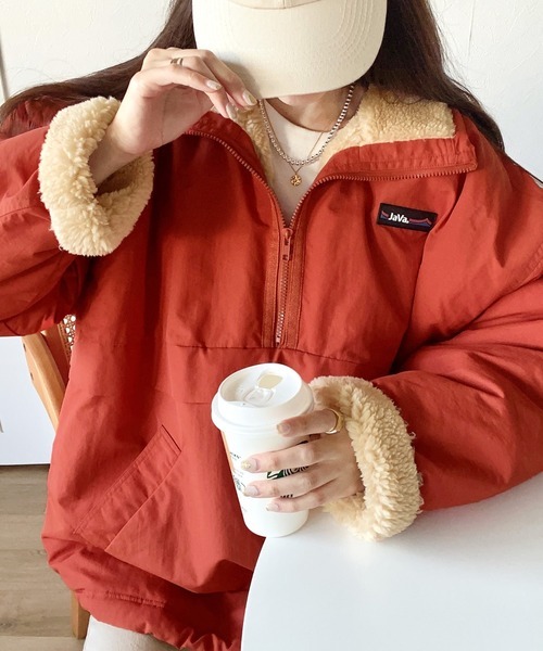 日本🇯🇵連線 JAVA 亮色系✨雙面可穿半拉鍊機能套頭衫 2WAY 男女可穿 寬鬆 套頭衫 長袖 保暖 夾克 5色(任買兩件711免運)/預購