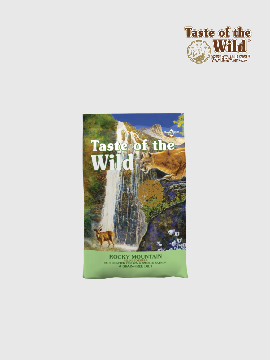 【海陸饗宴】無穀貓飼料｜洛磯山鹿肉鮭魚