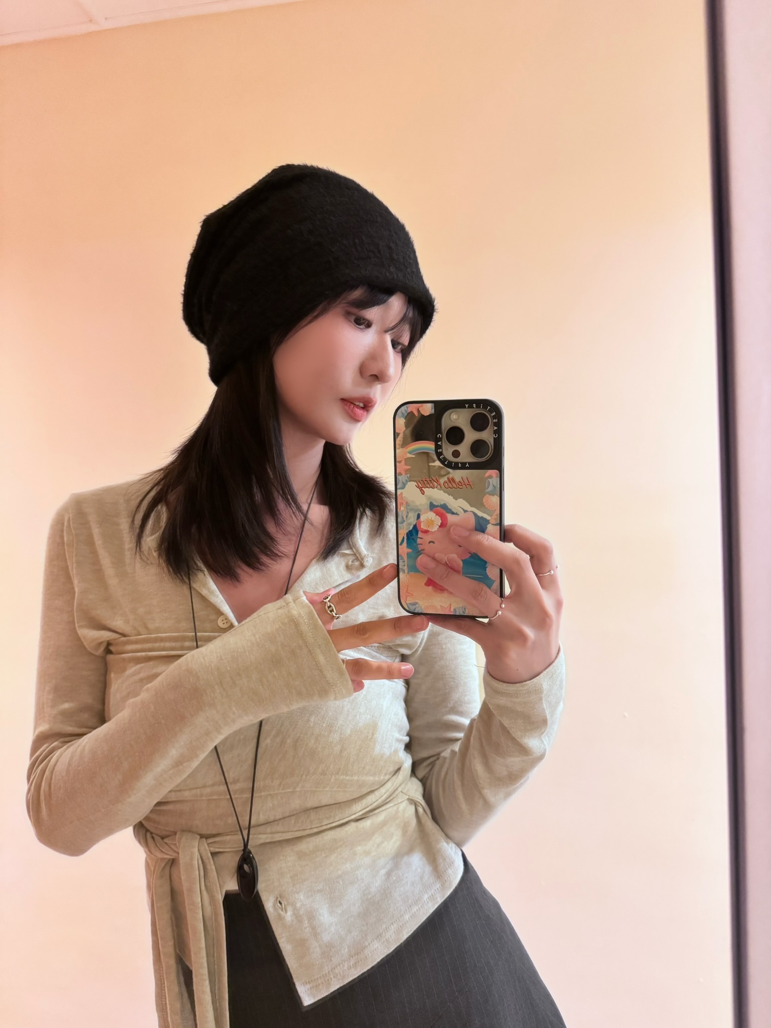 (訂購) 軟軟毛毛帽 AC1201(黑/白/啡)