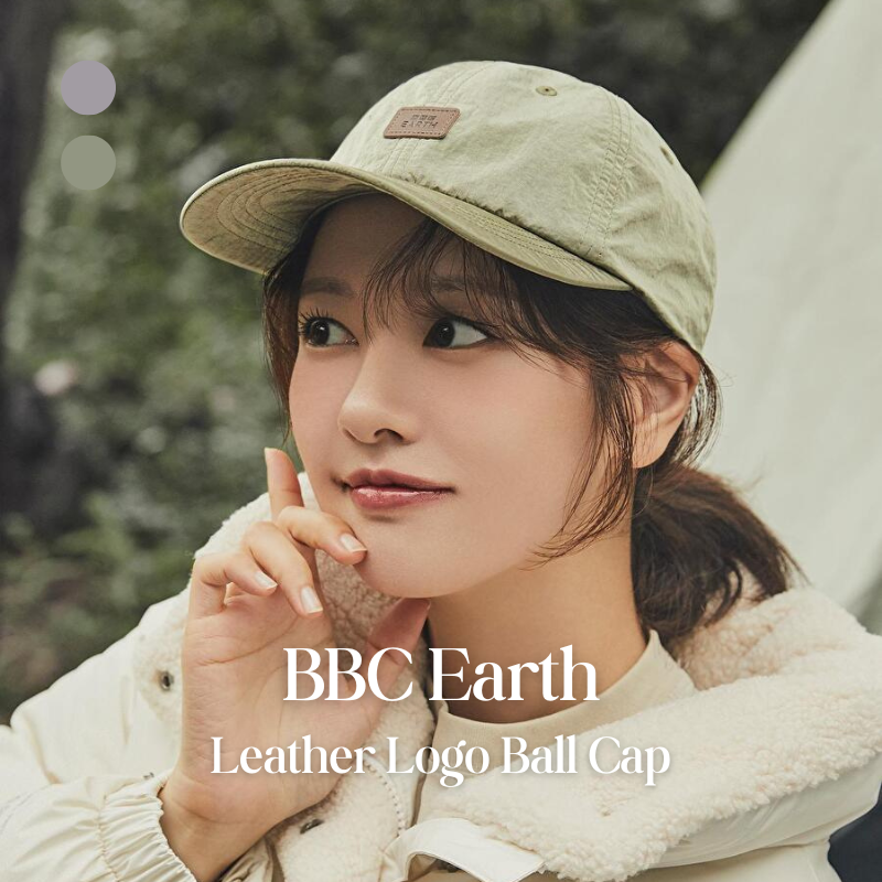 【代購】BBC Earth 가죽 로고 볼캡 女款皮革標誌棒球帽 – 低調質感・日常百搭