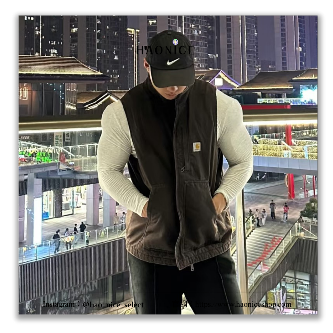 【HAO NICE】100%正品 CARHARTT 美國潮牌🇺🇸 經典小標 立領帆布工裝背心 馬甲 無袖背心 羊羔絨保暖