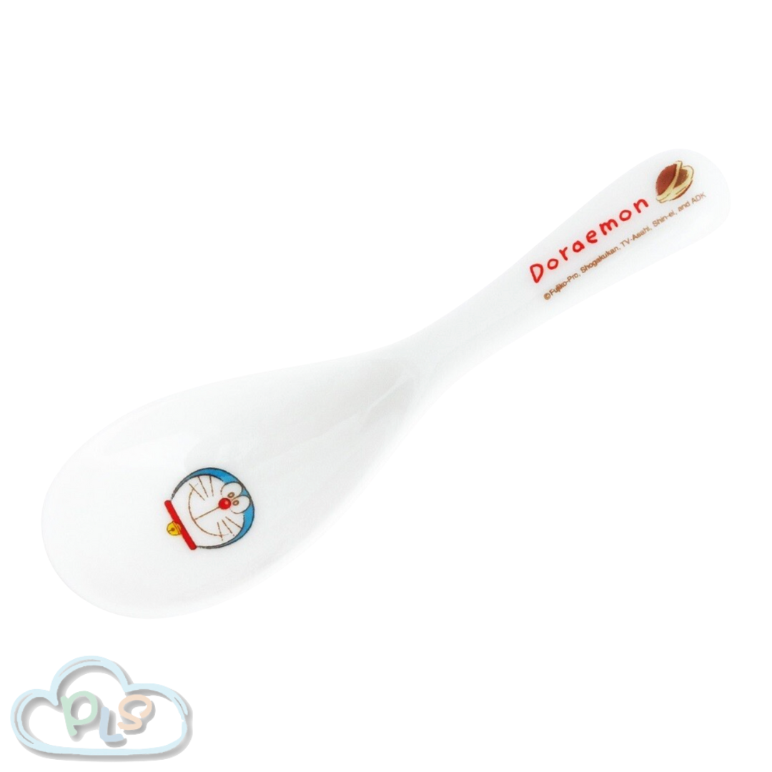 現貨 陶瓷兒童勺子 多啦A夢 白色 #22880-1