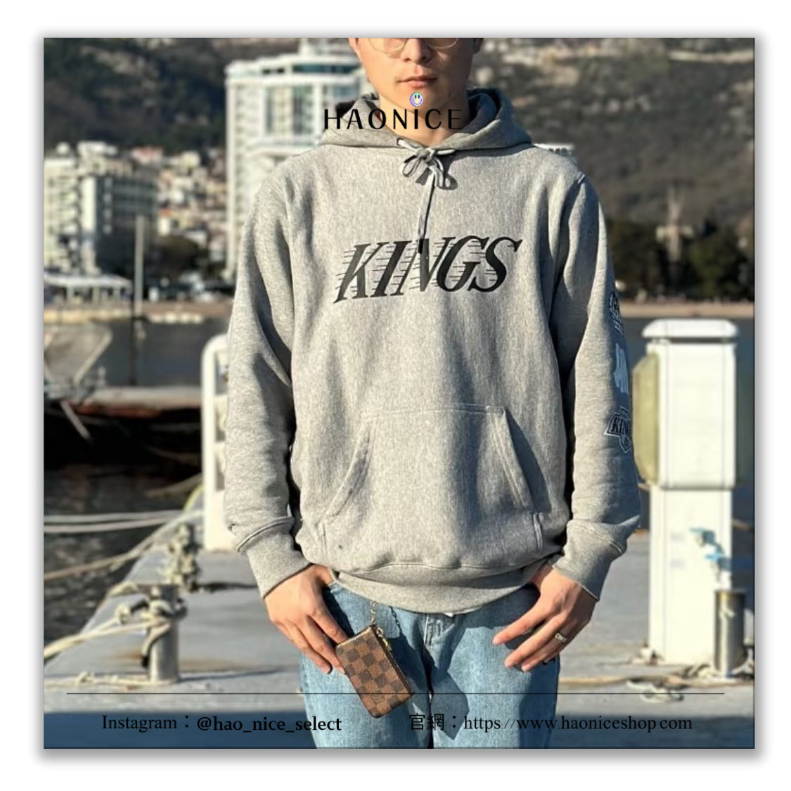 【HAO NICE】簡約百搭🤩潮牌UNDEFEATED⚡️KINGS 速度感字母 美式街頭風 長袖 帽T