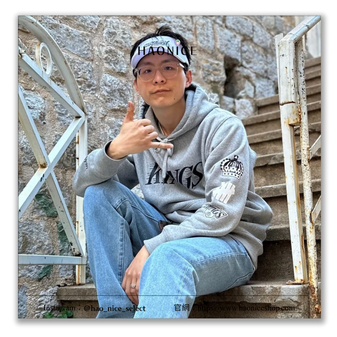 【HAO NICE】簡約百搭🤩潮牌UNDEFEATED⚡️KINGS 速度感字母 美式街頭風 長袖 帽T