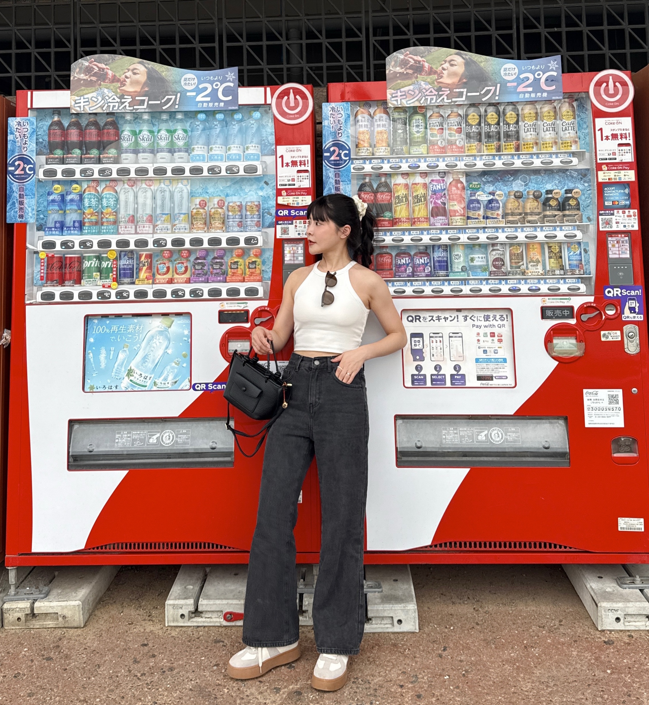 オリジナル ハイウエスト ライン補整 デニムパンツ