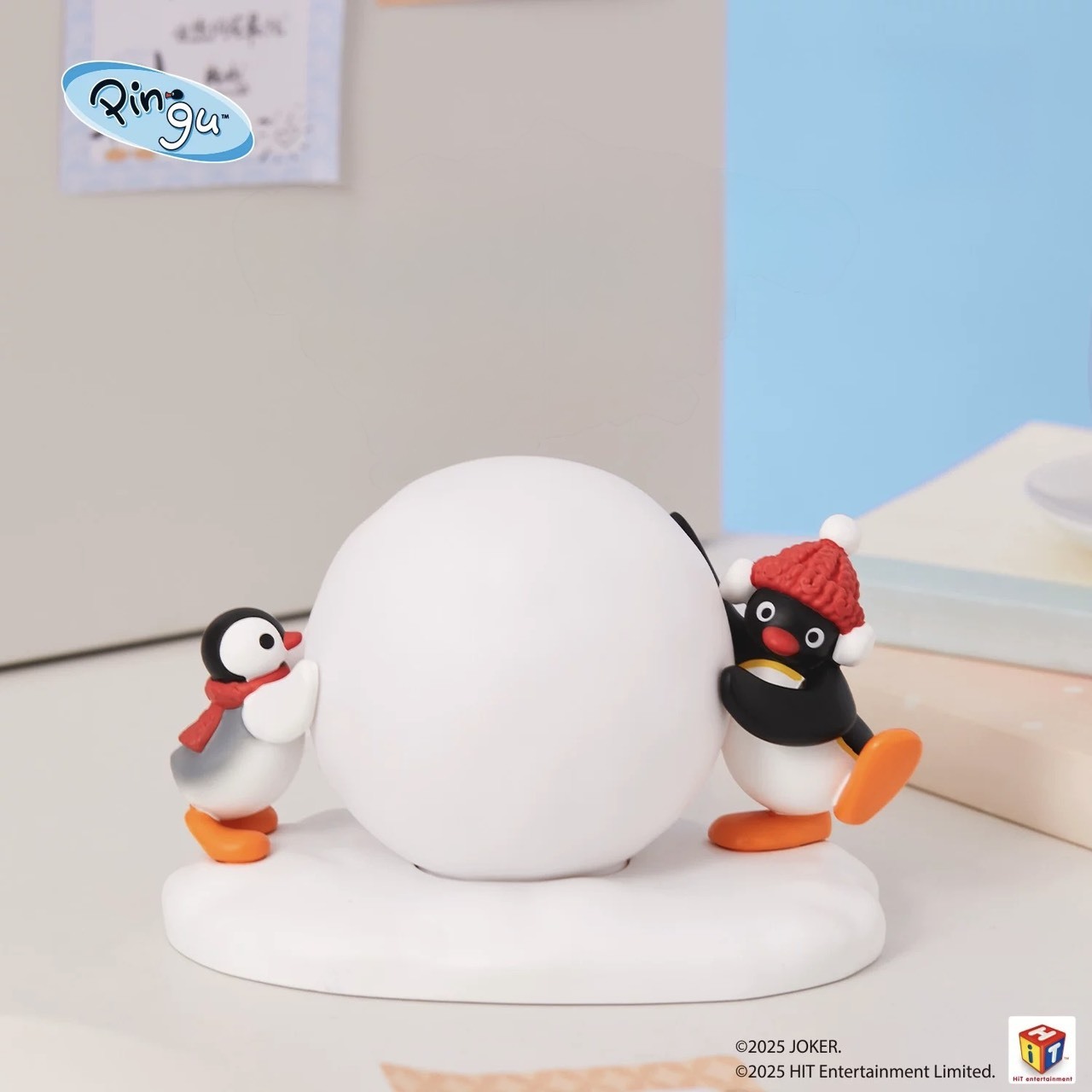 PINGU 企鵝家族 PINGU PINGA 雪球小夜燈 公仔