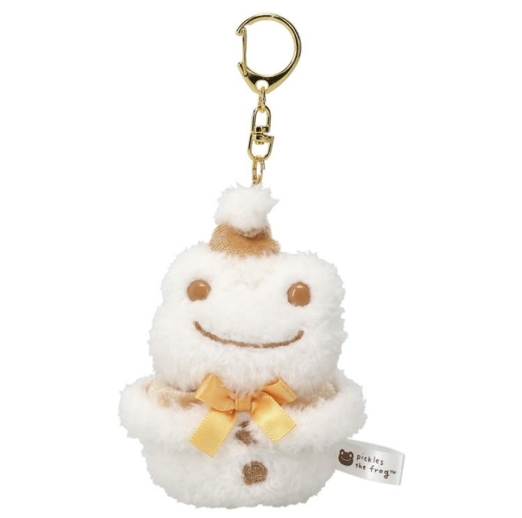 【聖誕限定】JP Pickle the frog 白色雪人吊飾 7646 TK251130