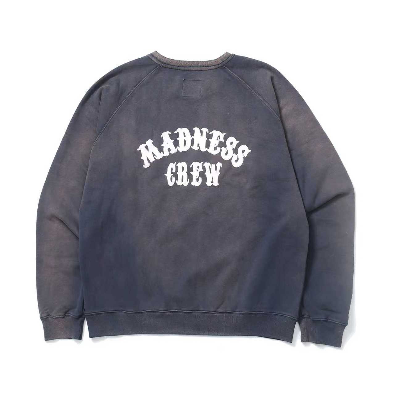 MADNESS 復古圓領大學T